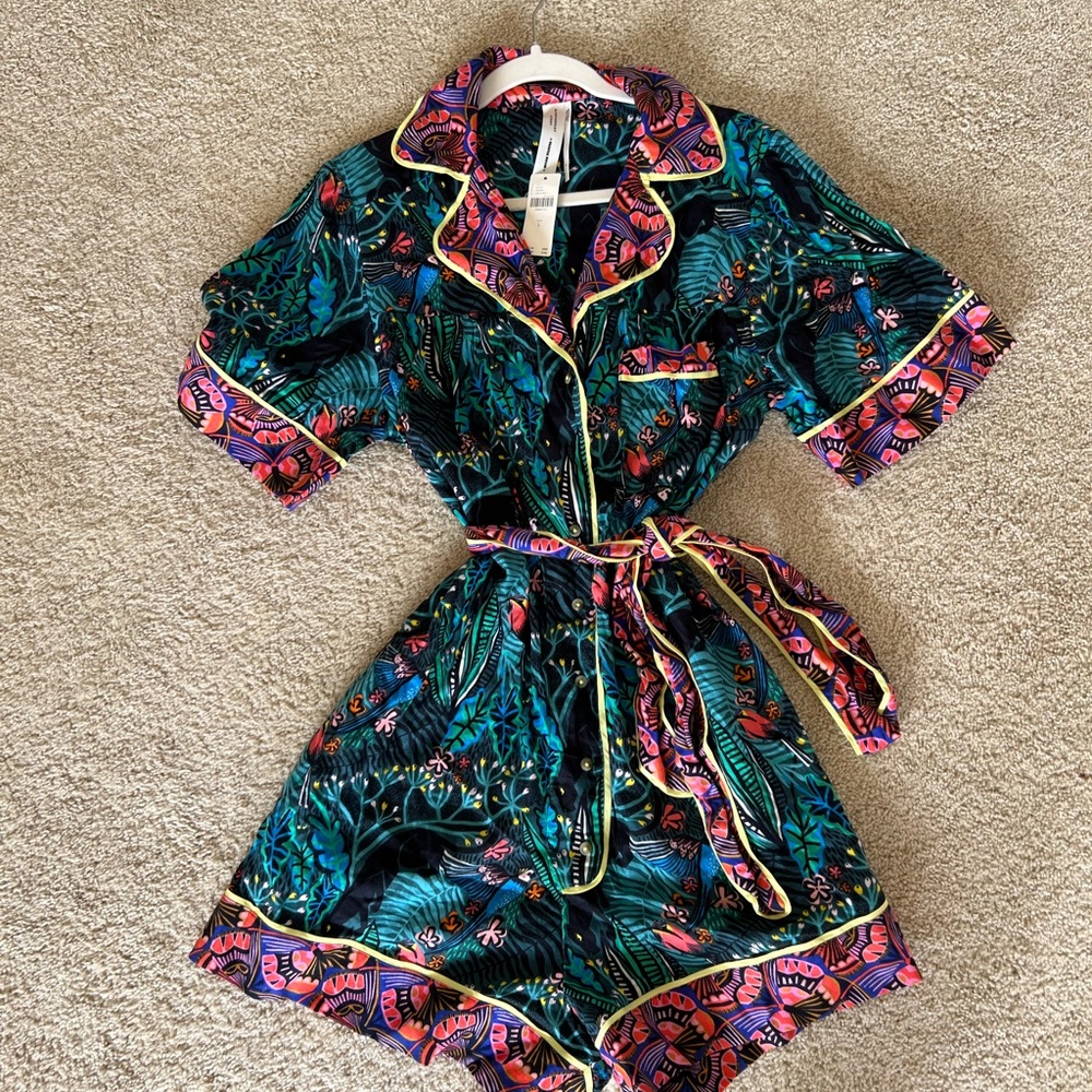 Anthropologie Multicolor Botanical Dress